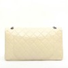 CHANEL maxi jumbo double flap bag in aged ivory leather