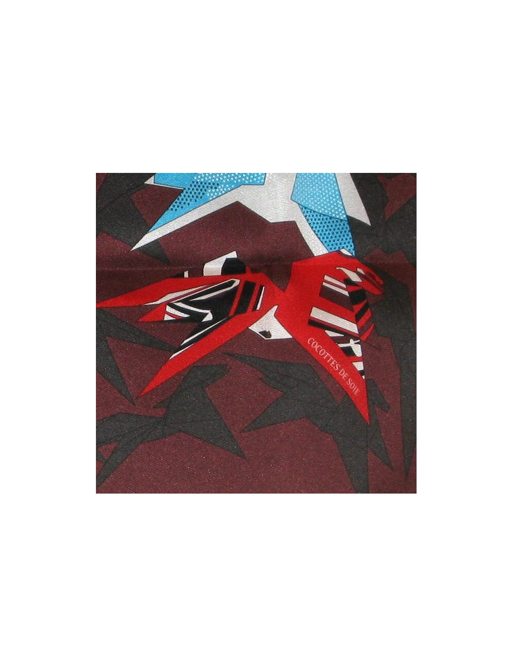 Carré 70 HERMES "Cocottes en soie"