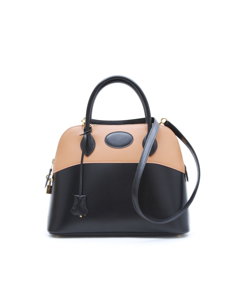 Sac bolide HERMES bicolore 