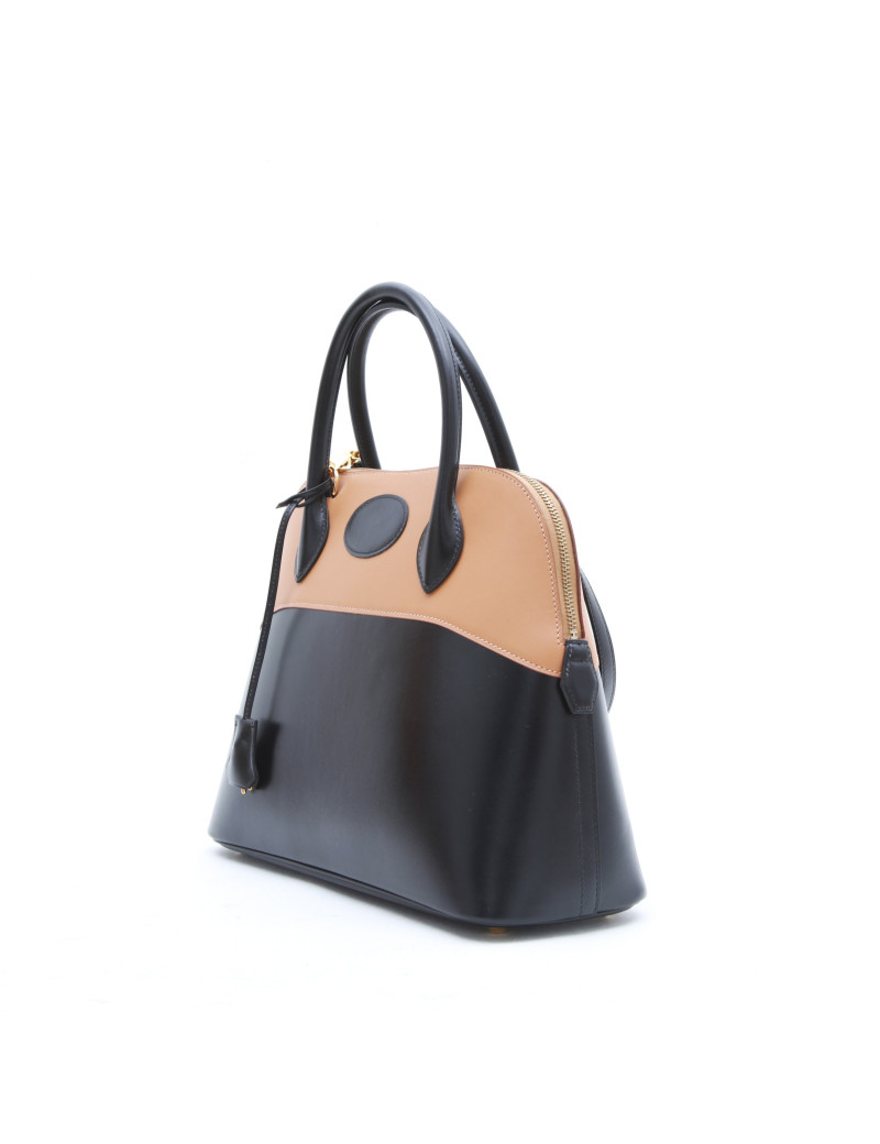 Sac bolide HERMES bicolore 