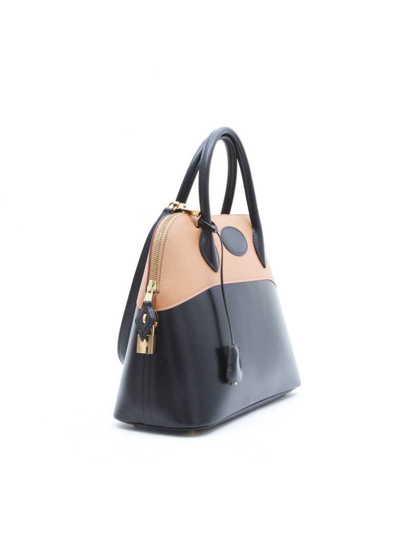 Sac bolide HERMES bicolore 