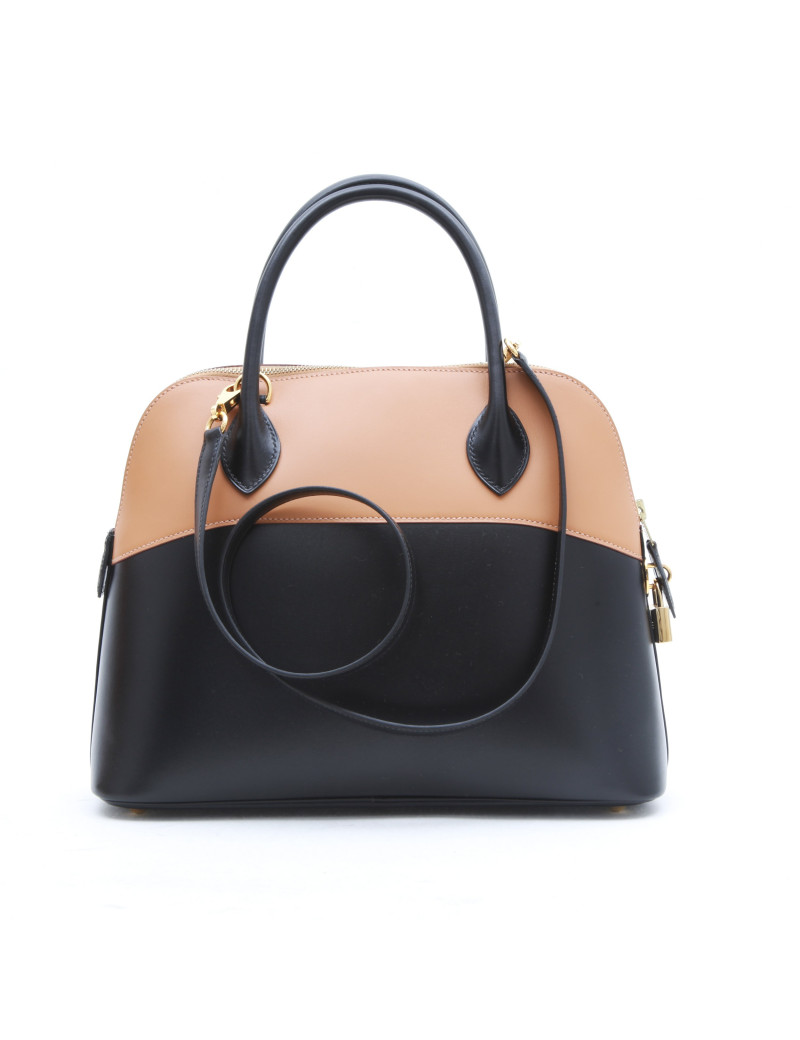 Sac bolide HERMES bicolore 