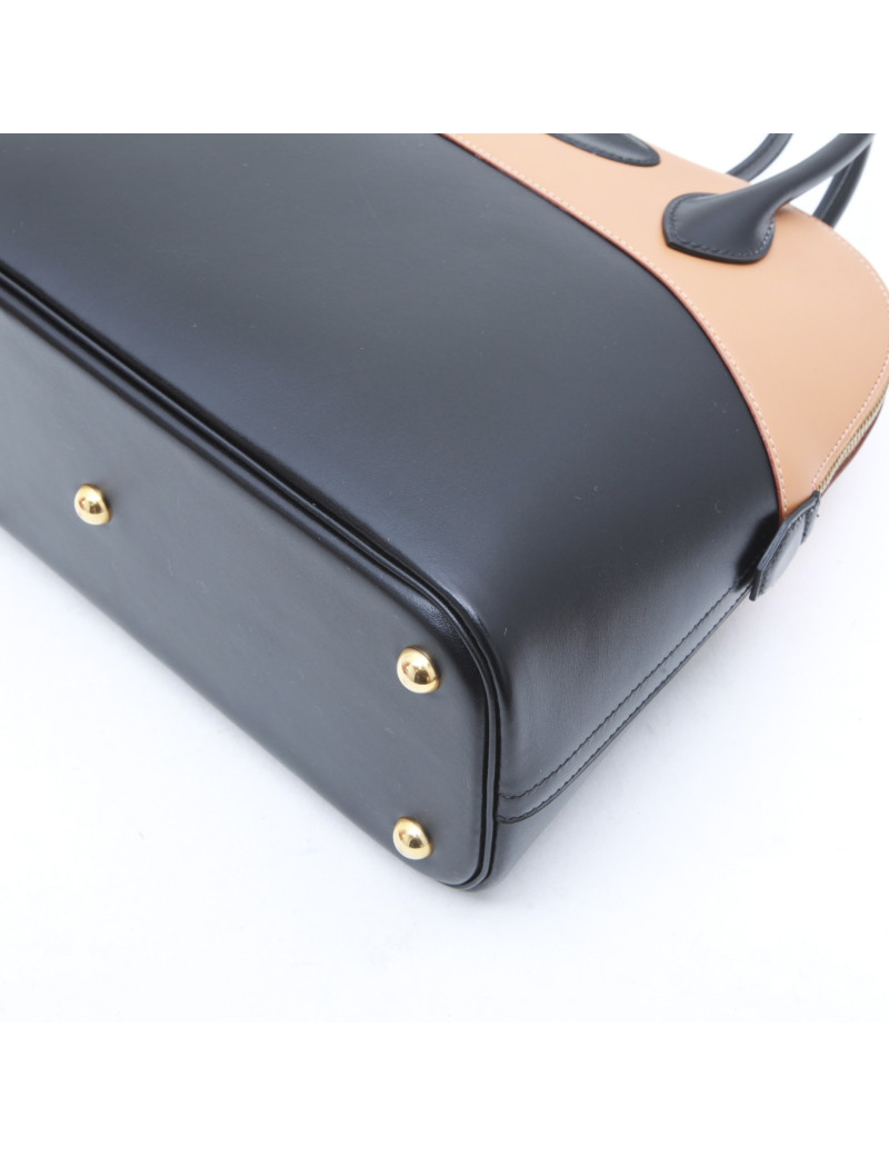 Sac bolide HERMES bicolore 