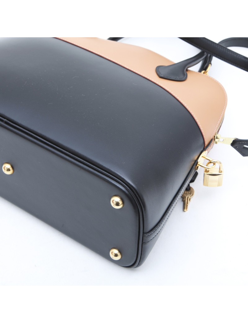 Sac bolide HERMES bicolore 