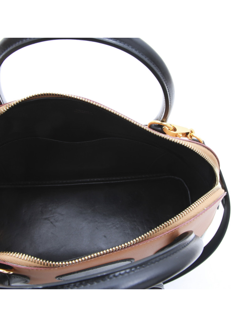 Sac bolide HERMES bicolore 