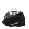 CHANEL 'Airline' collector bag in black, beige and brown tweed