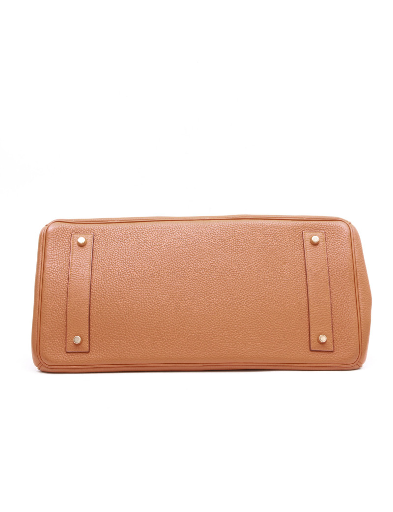 Sac HERMES Shoulder cuir taurillon clémence orange
