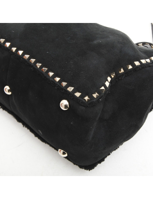 Sac VALENTINO mouton retourné noir
