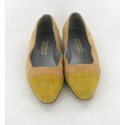 Two-tone T39 CHRISTIAN DIOR suede ballerinas
