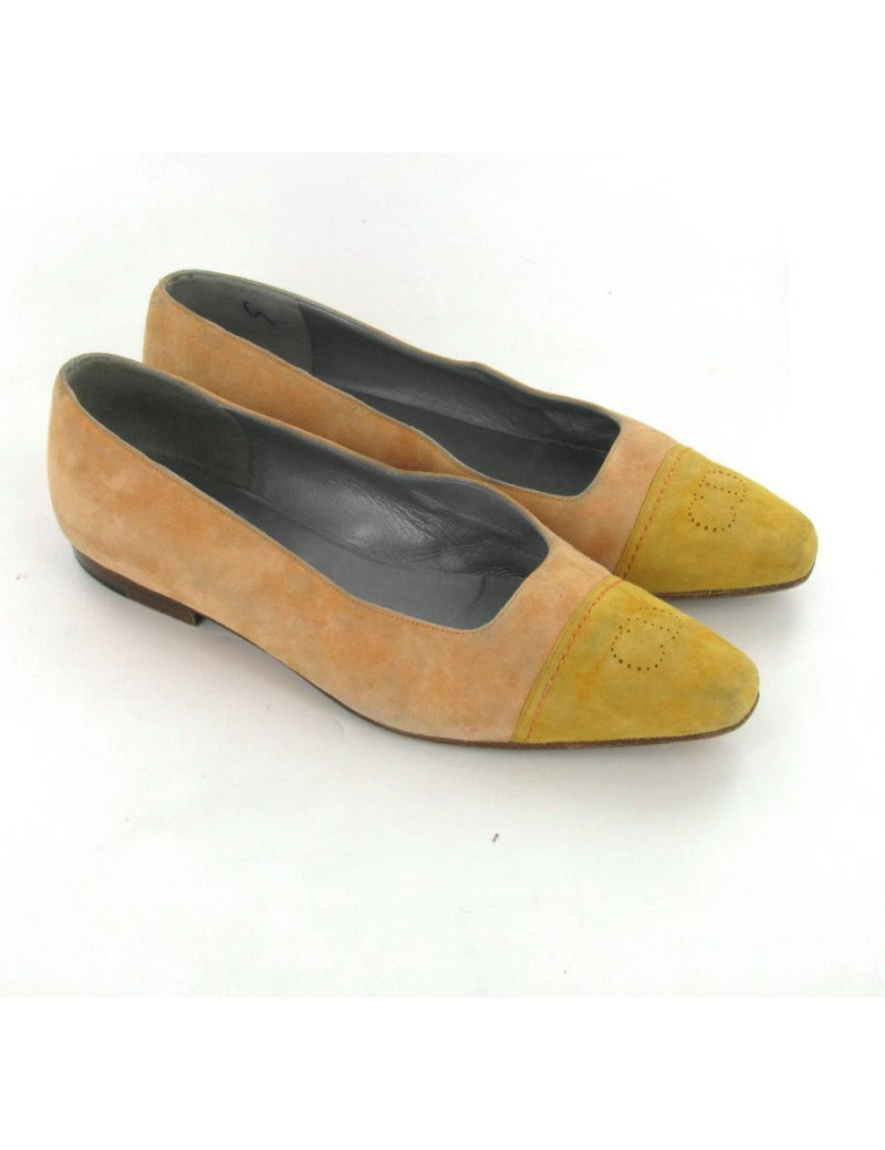 Ballerines CHRISTIAN DIOR bicolores T 39