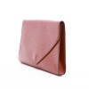  LOUIS VUITTON vintage clutch in tawny epi leather