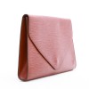  LOUIS VUITTON vintage clutch in tawny epi leather