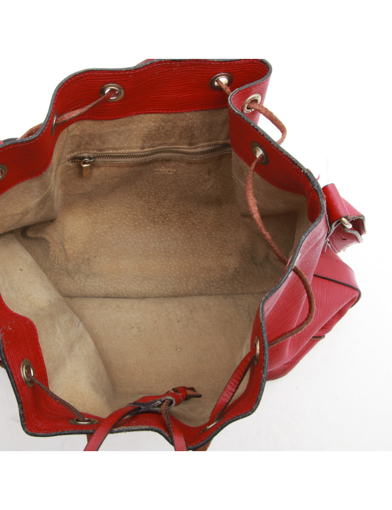 Sac Noe LOUIS VUITTON cuir rouge