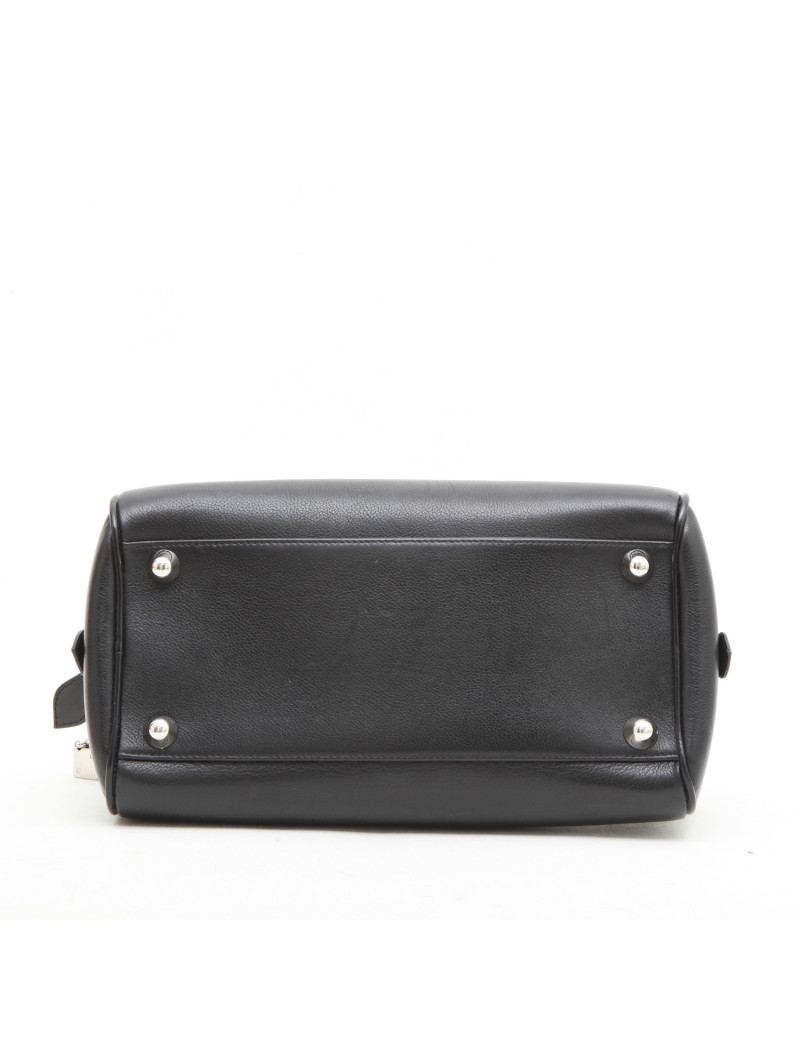 Sac DIOR cuir grainé noir