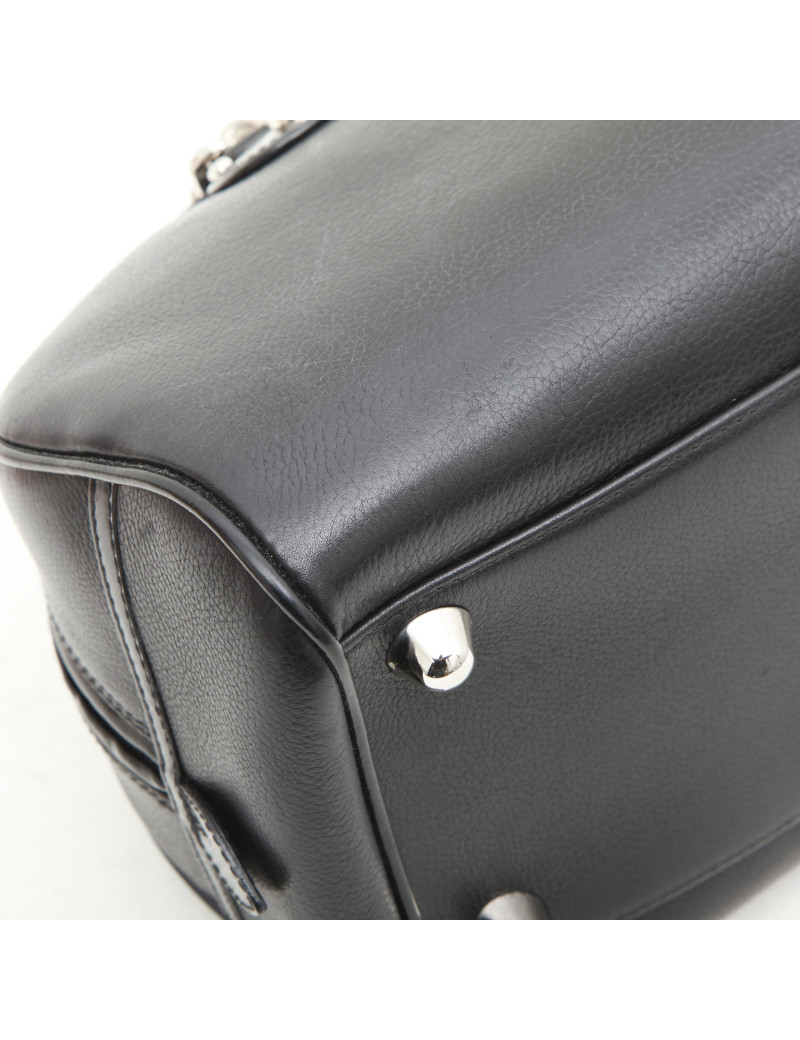 Sac DIOR cuir grainé noir