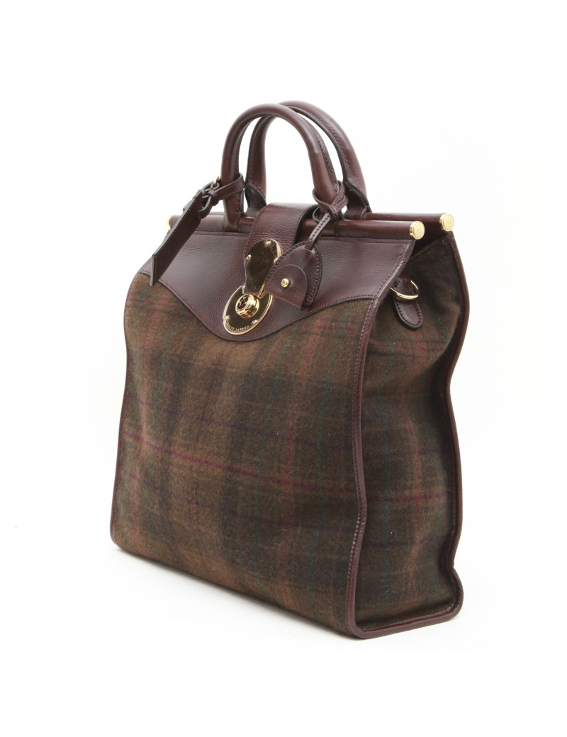 Sac  RALPH LAUREN tissu tartan