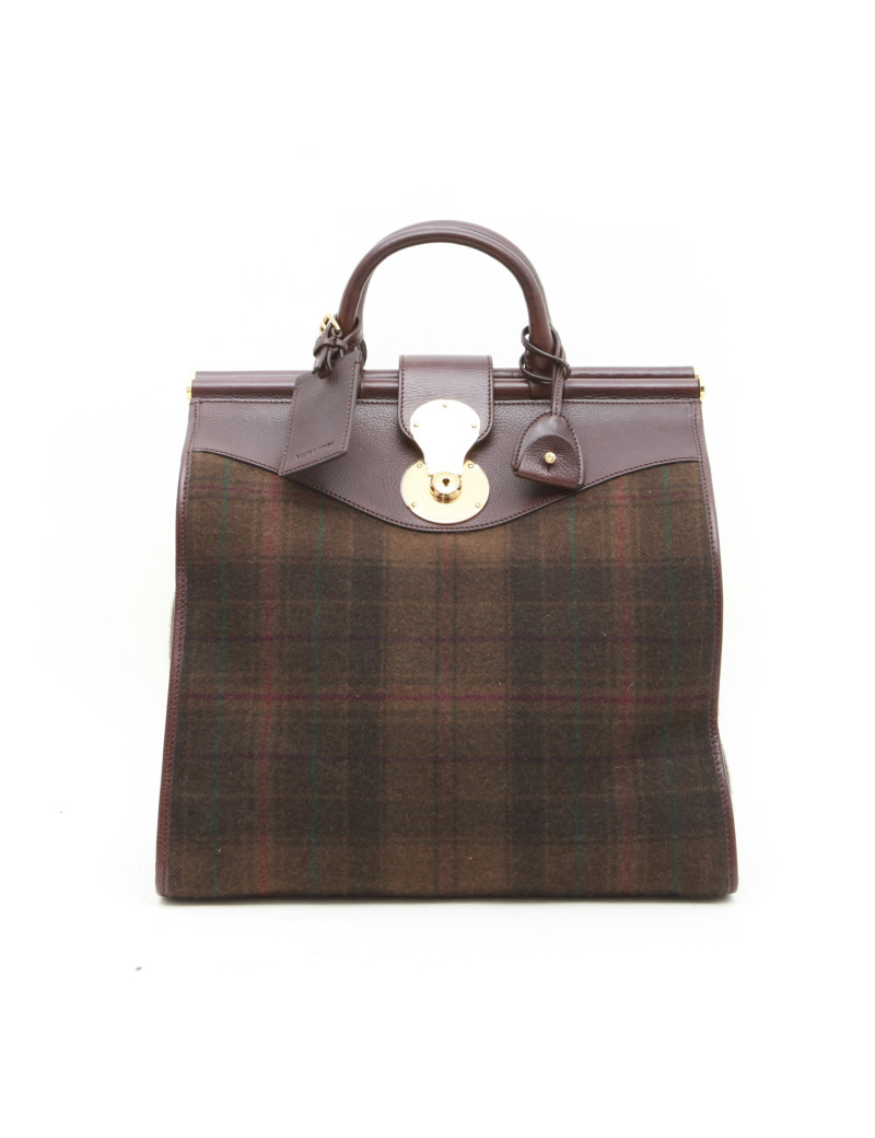 Sac  RALPH LAUREN tissu tartan