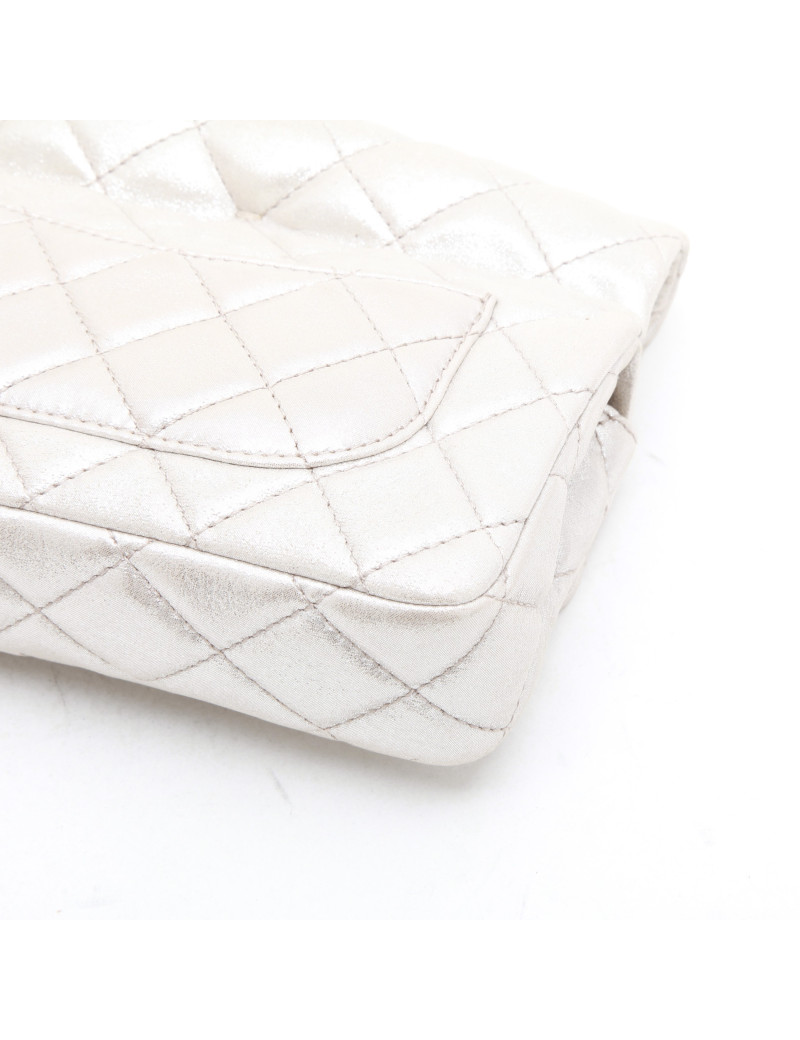 Pochette CHANEL cuir lamé