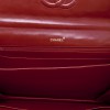 Cartable CHANEL cuir box rouge Vintage