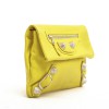  BALENCIAGA clutch 'Giant Envelope' in yellow leather