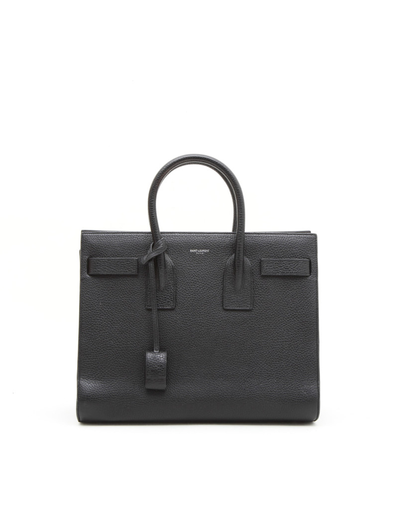 Sac SAINT LAURENT " Carry all" cuir grainé noir