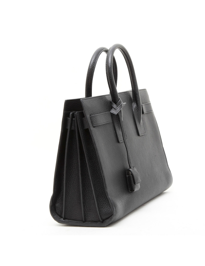 Sac SAINT LAURENT " Carry all" cuir grainé noir