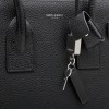 SAINT LAURENT 'carry all' bag in black grained leather