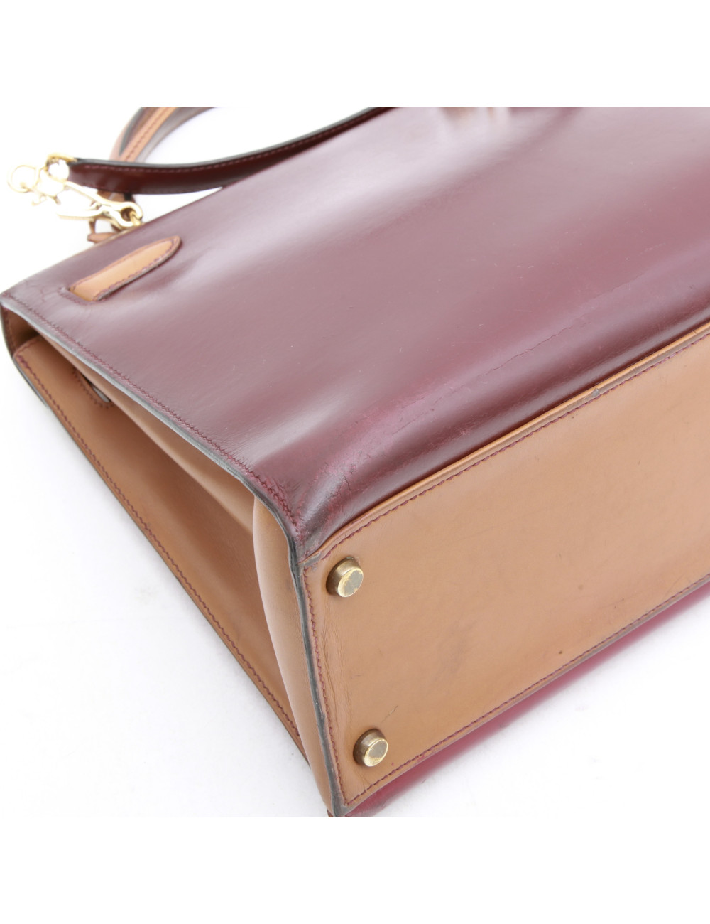 Kelly  32 tricolore  HERMES avec bandoulière