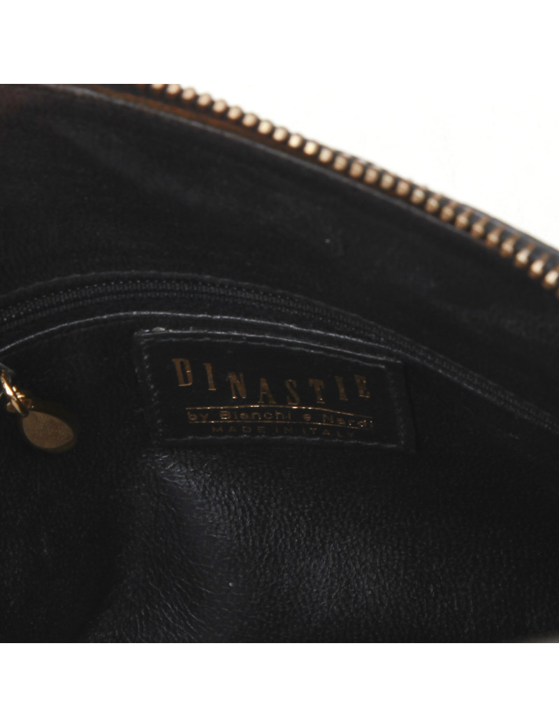 Sac  DINASTY by blanchi & NARDI   en crocodile noir Vintage