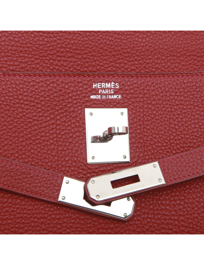 Kelly II T32 HERMES sellier taurillon clémence brique