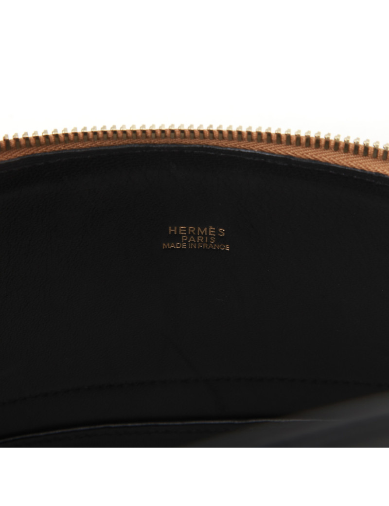 Sac bolide HERMES bicolore 