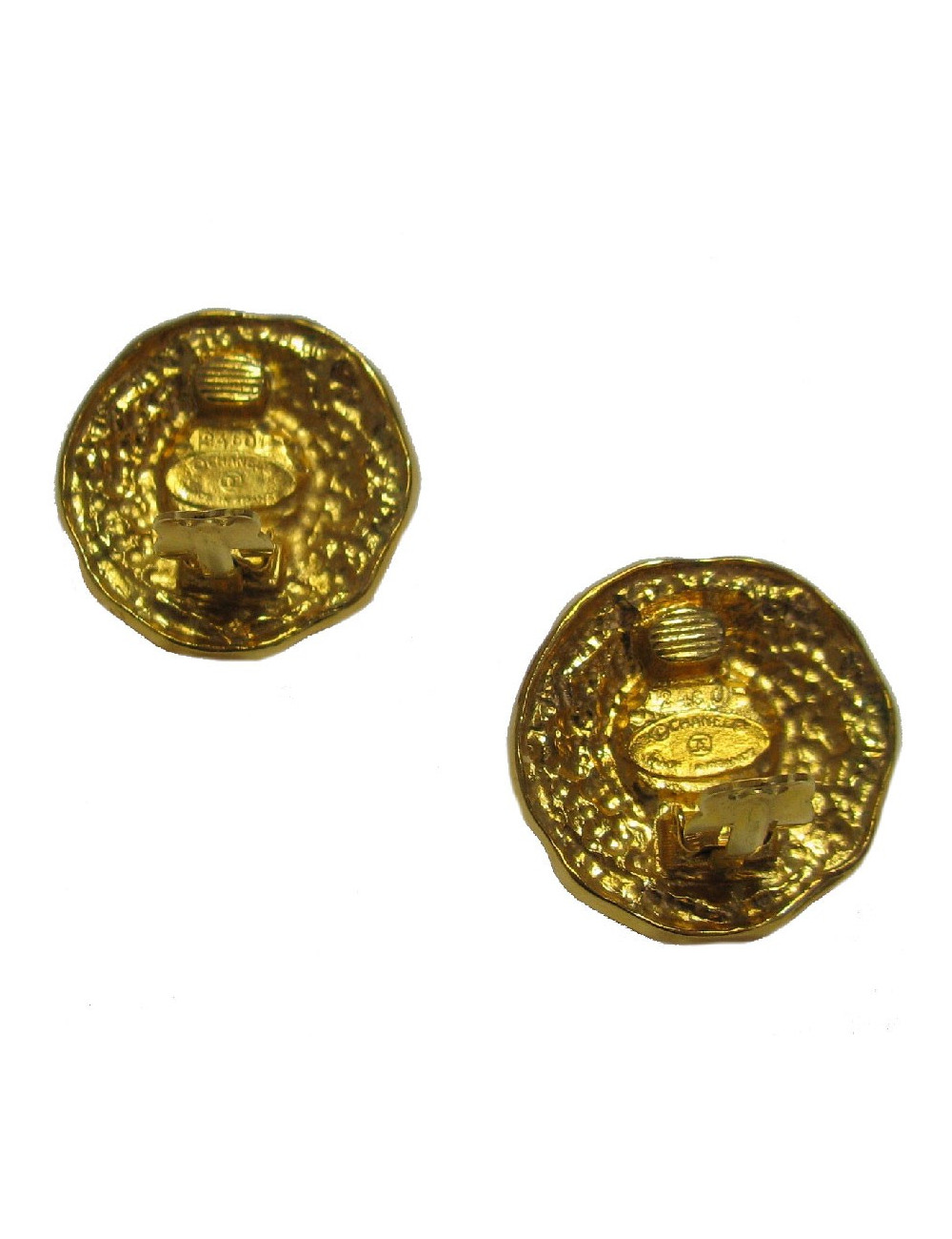 Boucles d'oreille CHANEL clips Vintage