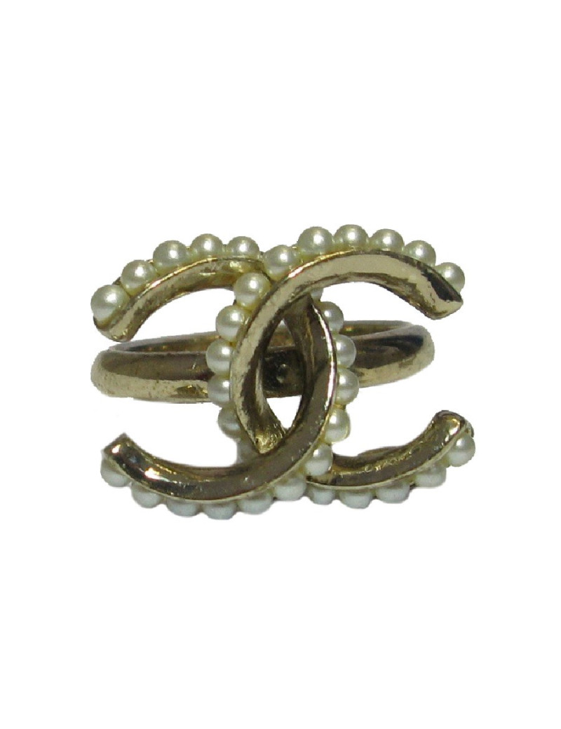 Bague CHANEL perles nacrées