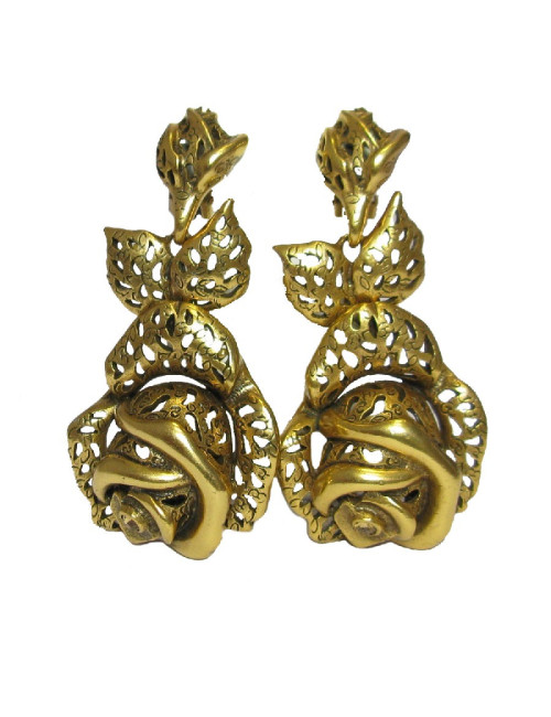 Boucle d'oreille OSCAR DE LA RENTA pendantes