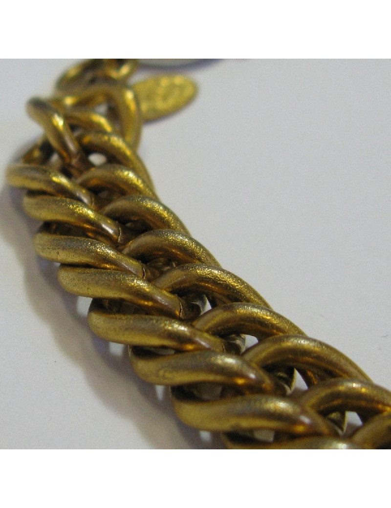 CHANEL vintage choker necklace in gilded metal