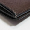 HERMES wallet in brown ostrich leather