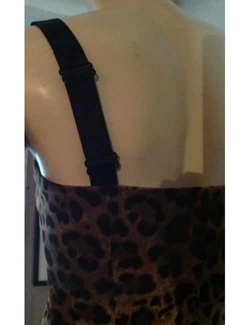 Robe T40 Dolce Gabbana motifs panthère