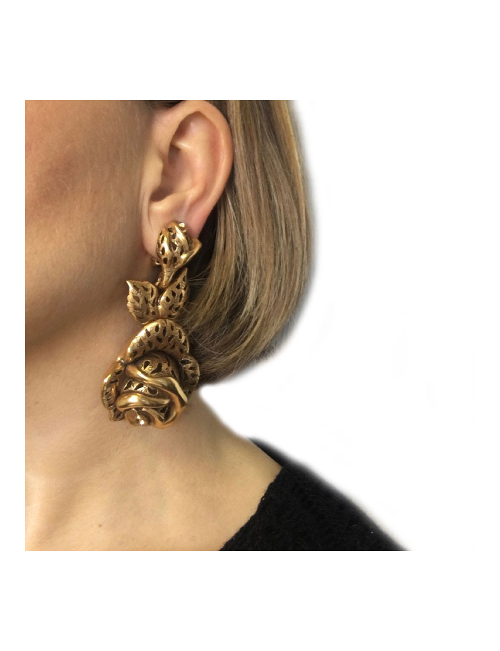 Boucle d'oreille OSCAR DE LA RENTA pendantes