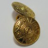 CHANEL vintage round cufflinks in gilded metal