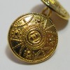 CHANEL vintage round cufflinks in gilded metal