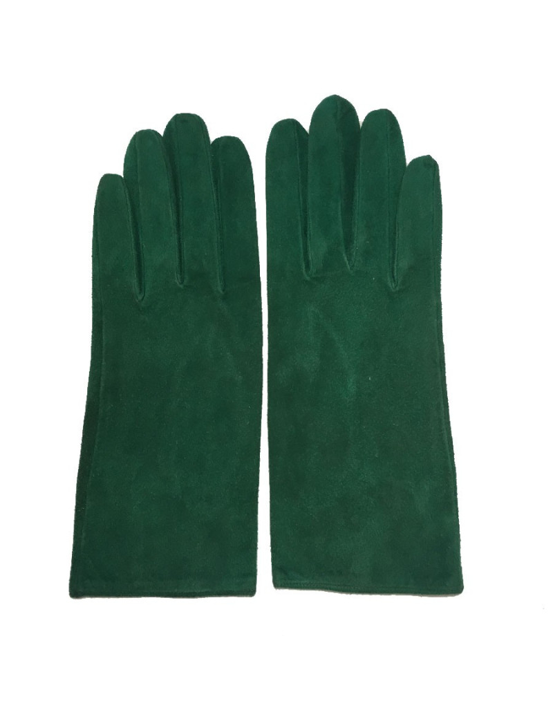 Gants CHRISTIAN DIOR suede verte