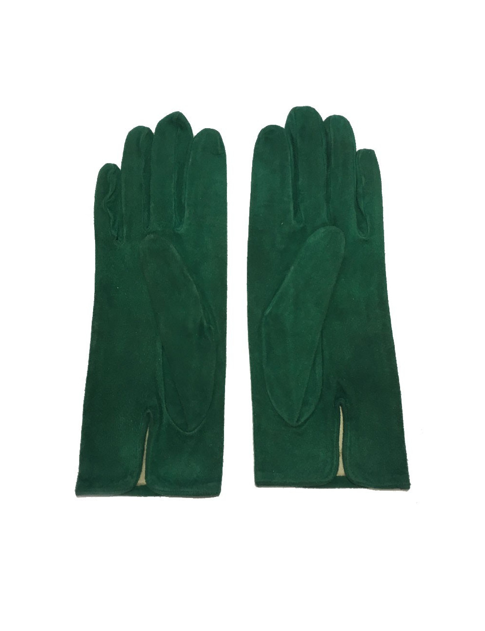 Gants CHRISTIAN DIOR suede verte