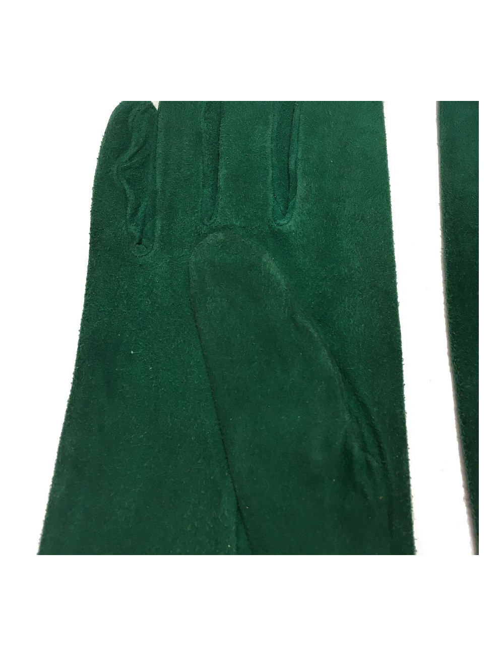 Gants CHRISTIAN DIOR suede verte