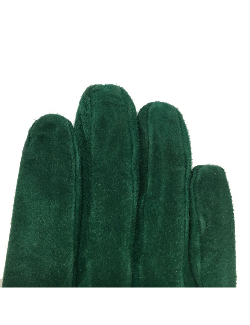 Gants CHRISTIAN DIOR suede verte