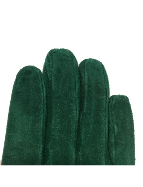 Gants CHRISTIAN DIOR suede verte