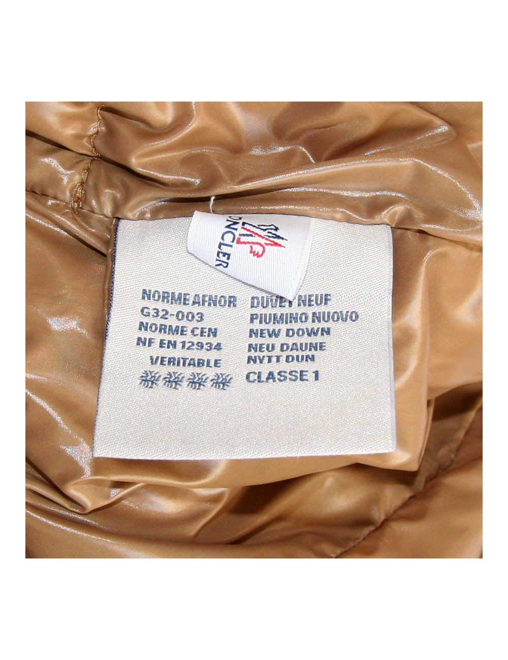 Camel MONCLER doudoune