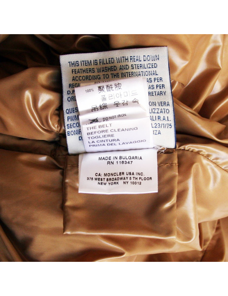 Doudoune MONCLER camel T 