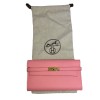 portefeuille Kelly HERMES rose confetti