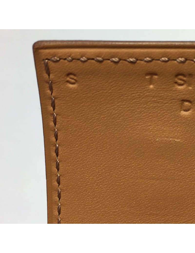 xxx Manchette HERMES CDC collier de chien en veau tadelakt sanguine