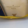 LOUIS VUITTON 'Essential V' Cuff Bracelet in golden brass